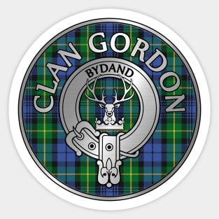 Clan Gordon Crest & Tartan Sticker